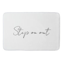 Stega på ut badplatsmat