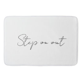 Stega på ut badplatsmat badrumsmatta