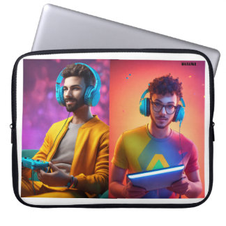Stega upp parlor: Perky Energies och Gamer Stil Laptop Fodral