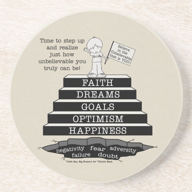 Stega uppåt underlägg sandsten (Framsidan)