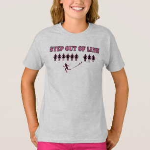 Stega ut från linjens t-shirt