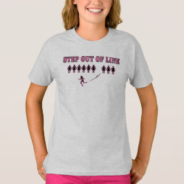 Stega ut från linjens t-shirt