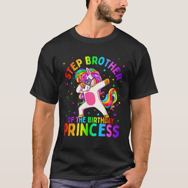 Stegbroder för födelsedagspressen Princess Girl Da T Shirt (Framsida)