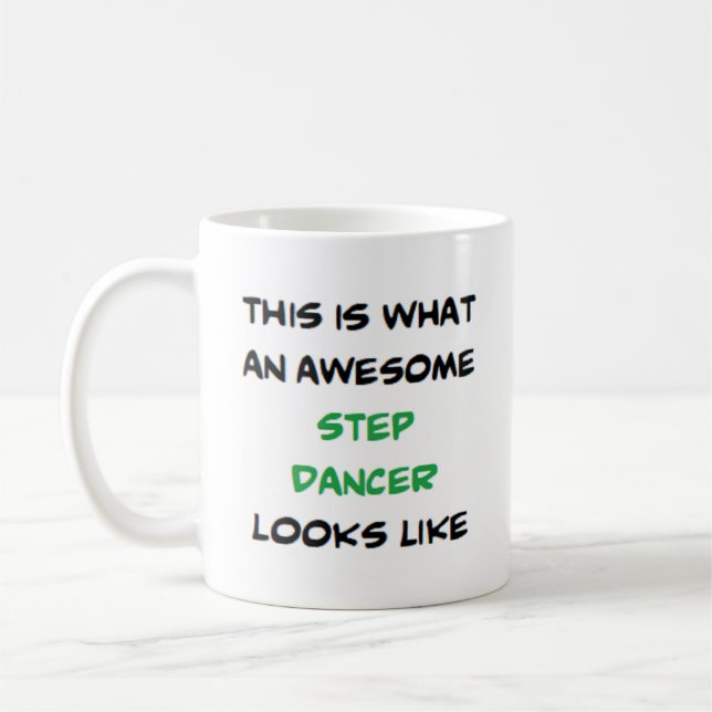 Stegdansare, fantastisk kaffemugg (Vänster)