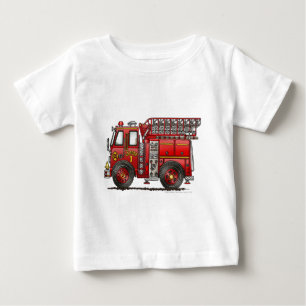 Stegen avfyrar lastbilbrandman t shirt
