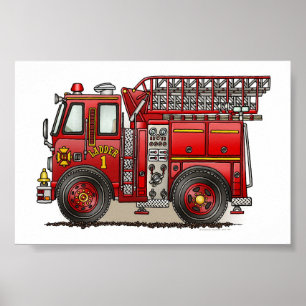 Stegen avfyrar lastbilen poster