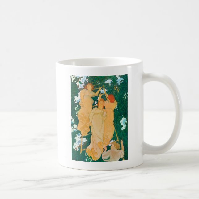 Stegen i lövverket, 1892 kaffemugg (Höger)