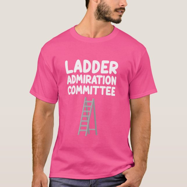 Stegeramireringskommittén trappar upp klätteravrin t shirt (Framsida)
