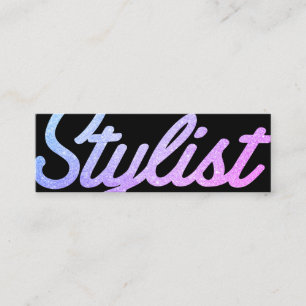 Steglistestor / Rosa Mini Visitkort