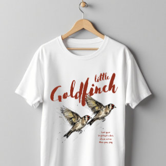 Steglits Liten Fågelskådare T Shirt