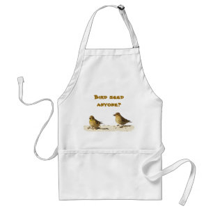 Steglits och gräs Siskin Förkläde