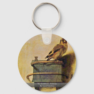 Steglitsen., Puttertje av Carel Fabritius Nyckelring