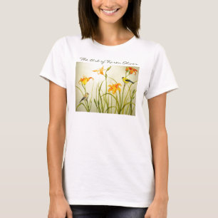 Steglitstryckutslagsplats, konsten av Karen Oliver T-shirt