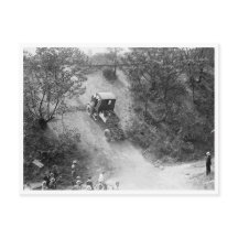 Stegning i Backe med fyra hjulpar