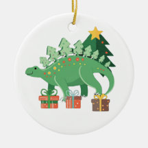 Stego-Festive Stegosaurus Julgransprydnad