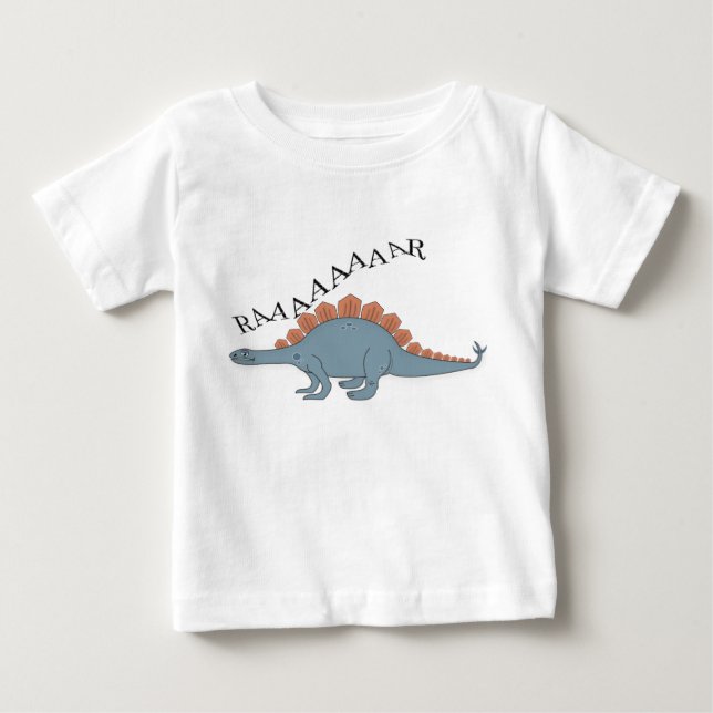 Stegosaurus - Baby Bra Jersey T-Shirt  (Framsida)