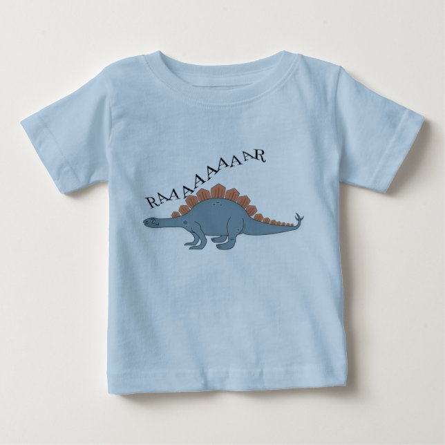 Stegosaurus - Baby Bra Jersey T-Shirt  (Framsida)