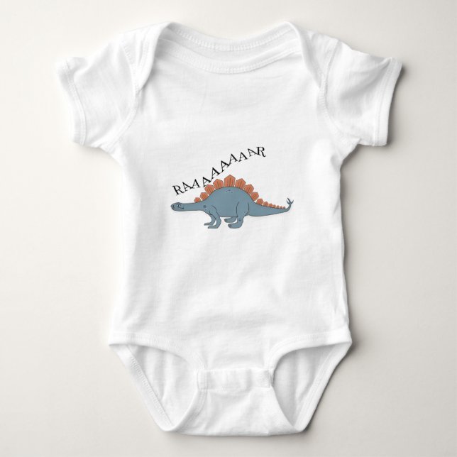 Stegosaurus - Baby Jersey Bodydräkt  Tee (Framsida)