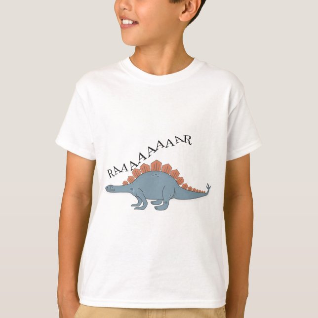 Stegosaurus - Bards grundläggande T-Shirt (Framsida)