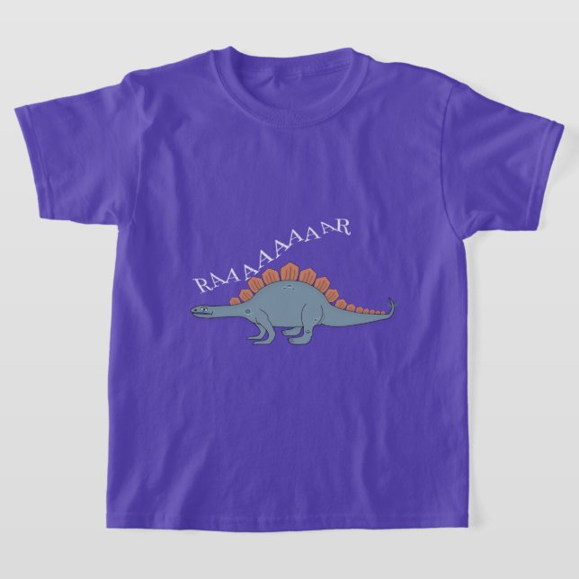 Stegosaurus - Bards grundläggande T-Shirt (Laydown)