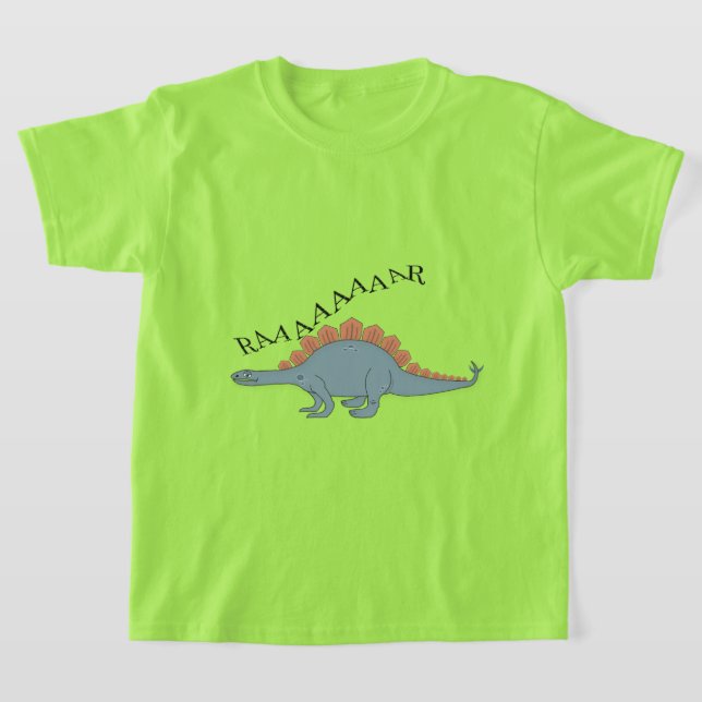 Stegosaurus - Bards grundläggande T-Shirt (Laydown)