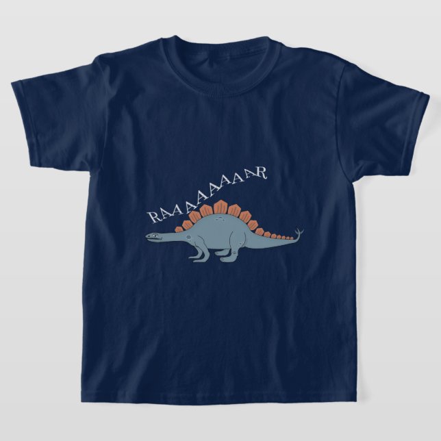 Stegosaurus - Bards grundläggande T-Shirt (Laydown)