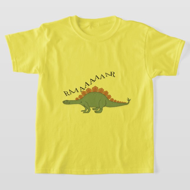 Stegosaurus - Bards grundläggande T-Shirt (Laydown)