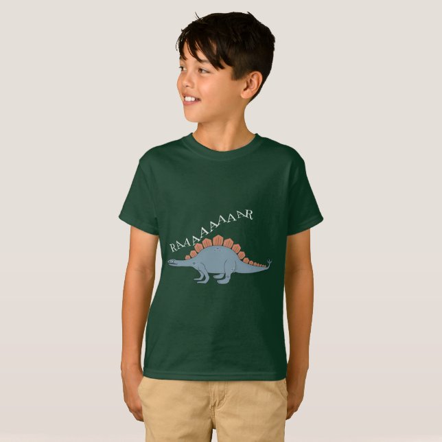 Stegosaurus - Bards grundläggande T-Shirt (Hel framsida)
