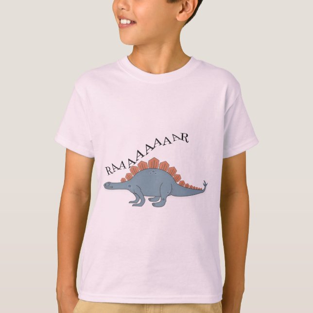 Stegosaurus - Barn Basic T-Shirt (Framsida)