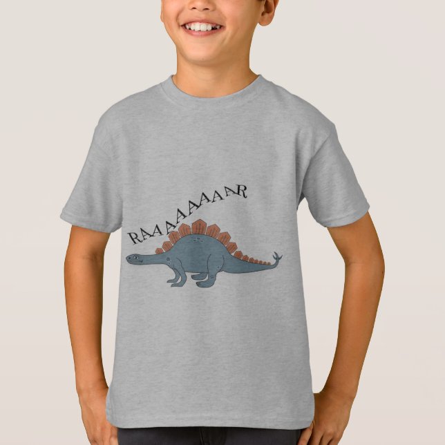 Stegosaurus - Barn Basic T-Shirt (Framsida)