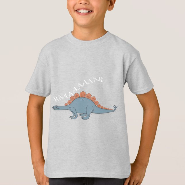 Stegosaurus - Barn Basic T-Shirt (Framsida)