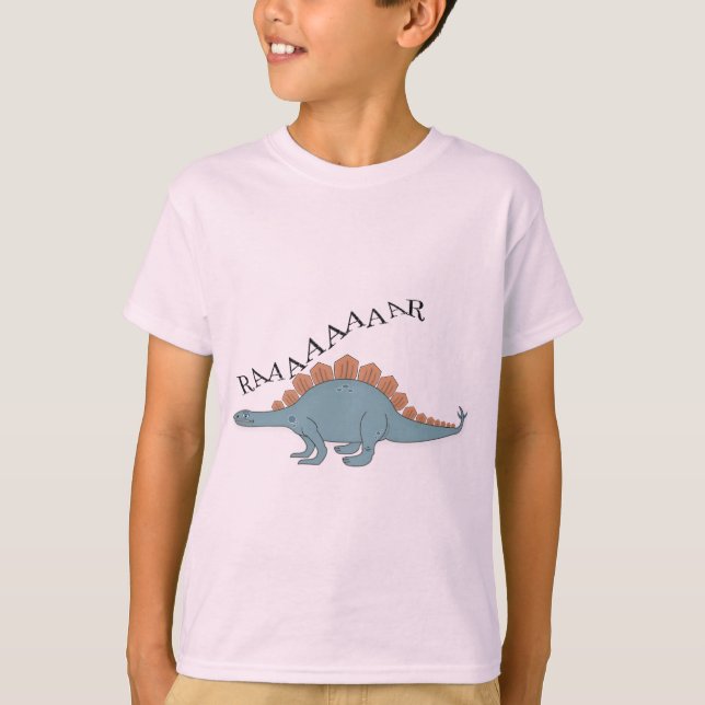 Stegosaurus - Barn Basic T-Shirt (Framsida)