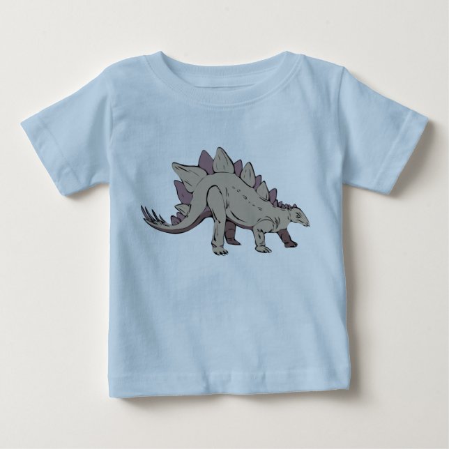 stegosaurus dinosauauurus gammal t shirt (Framsida)