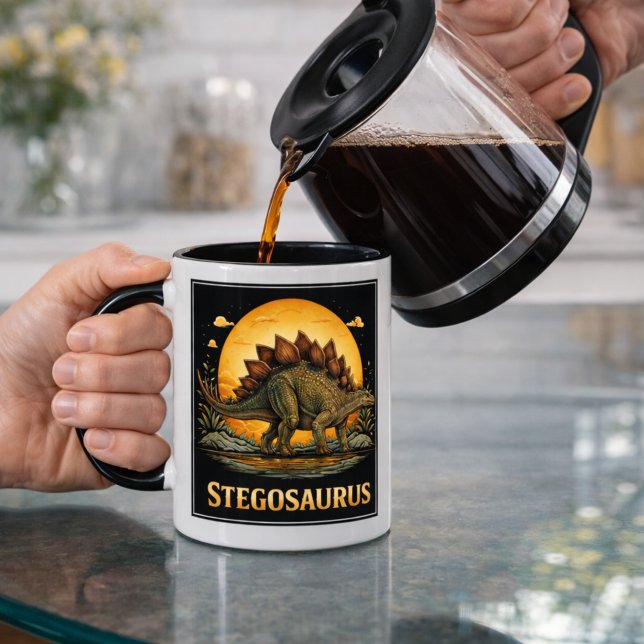 Stegosaurus Dinosaur Förhistorisk Måne T Shirt (Skapare uppladdad)
