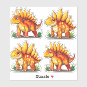Stegosaurus Dinosaur Klistermärken