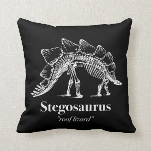 Stegosaurus Dinosaur Skeleton Bones Coola Kudde