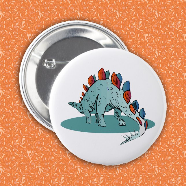 Stegosaurus Dinosaur Young Paleontolog Knapp (Skapare uppladdad)