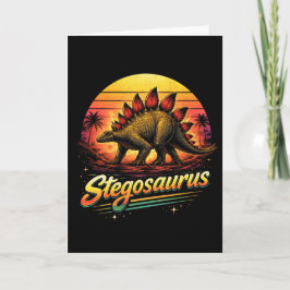 Stegosaurus Helgkort