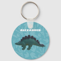 Stegosaurus Leksak Dinosaur Blue och Grönt