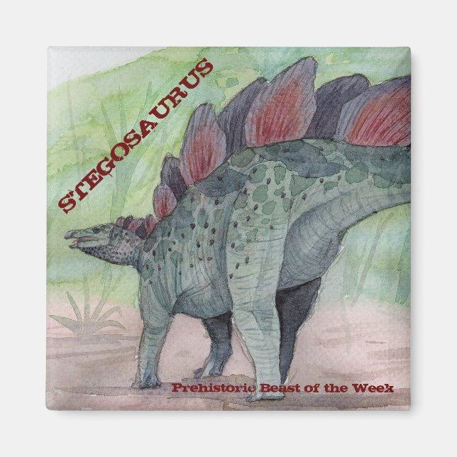 Stegosaurus Magnet (Framsidan)