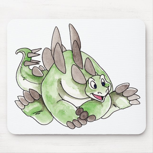 Stegosaurus Mousepad Musmatta (Framsidan)