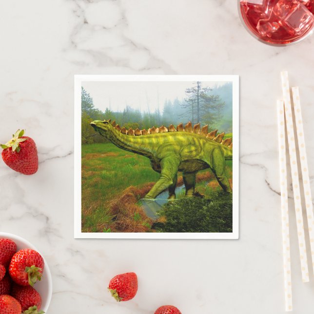 Stegosaurus Pappersservett (Insitu)