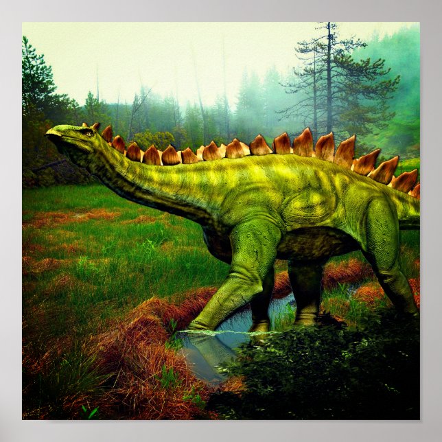 Stegosaurus Poster (Framsidan)