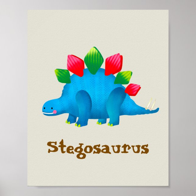 Stegosaurus Poster (Framsidan)