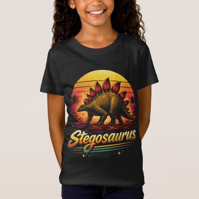 Stegosaurus T Shirt (Framsida)