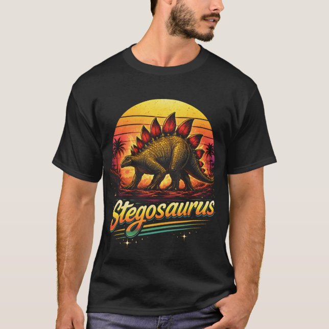 Stegosaurus T Shirt (Framsida)