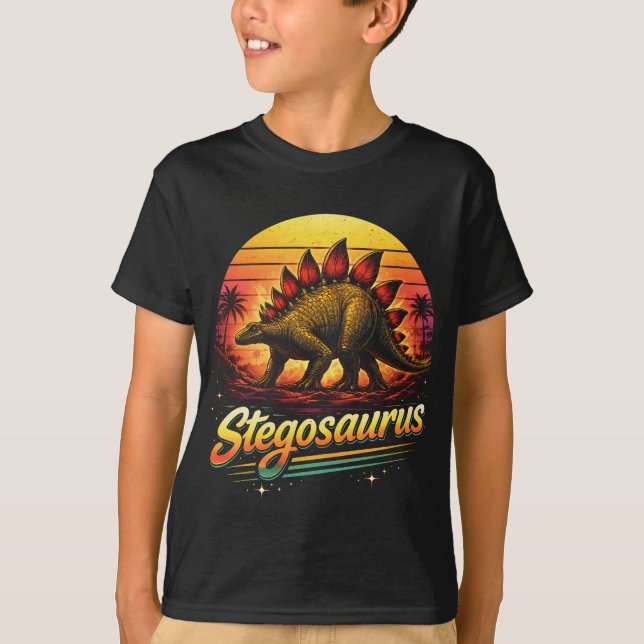 Stegosaurus T Shirt (Framsida)