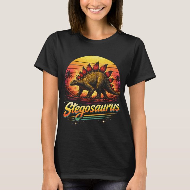Stegosaurus T Shirt (Framsida)