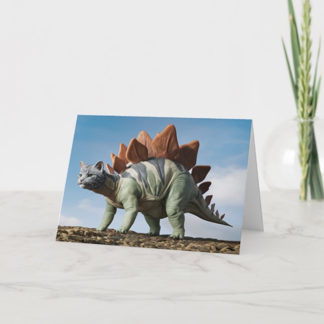 Stegosaurus Tabby Kort (Framsida)