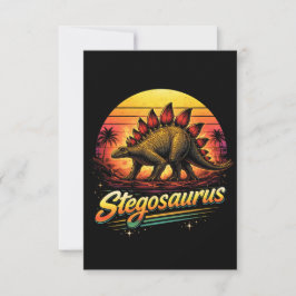Stegosaurus Tack Kort